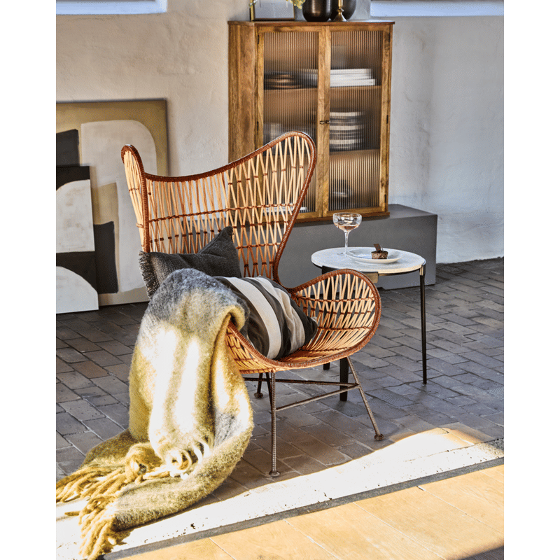 Silla Lounge Flow de House Doctor, Natural