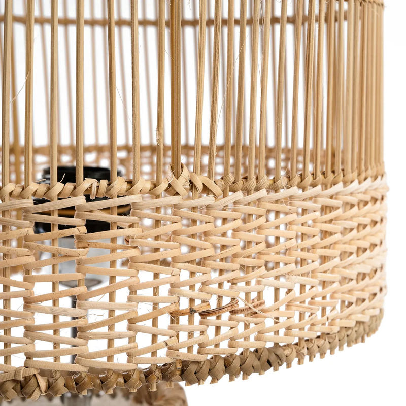 Bazar Bizar Kiska Lámpara de Mesa-Blanco Natural