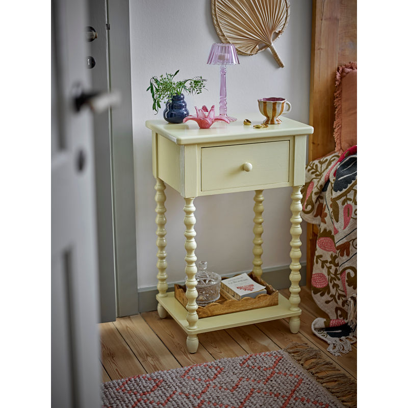 Bloomingville Salino Beistelltisch, gelb, Holz