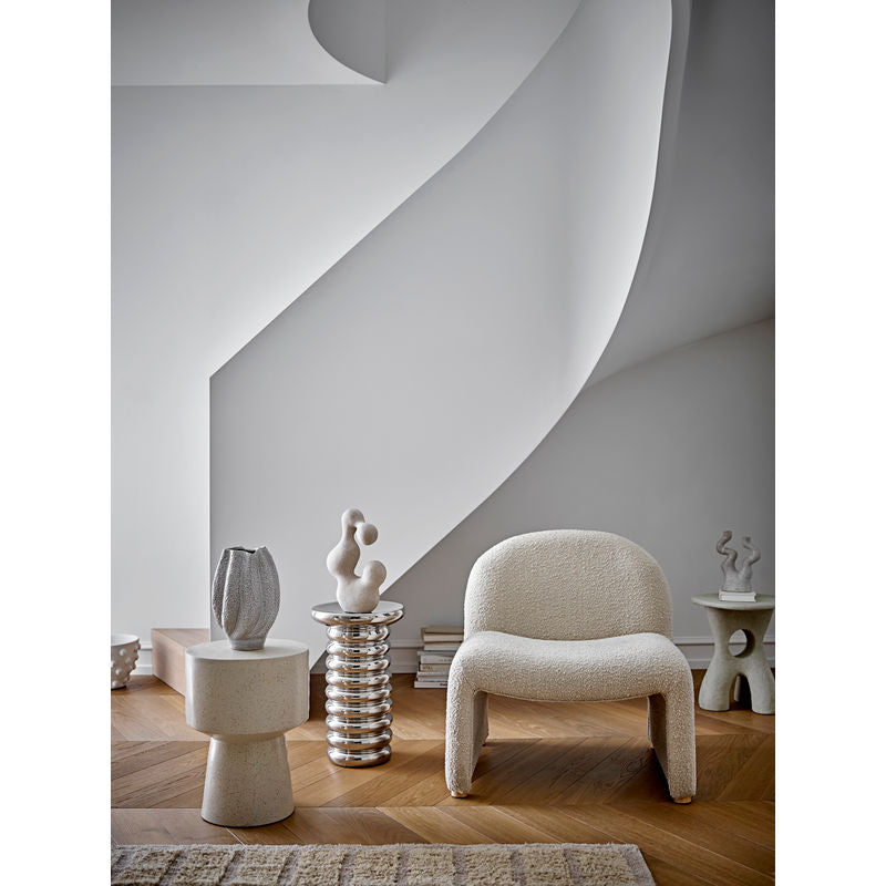 Sillón Neel de Bloomingville, natural, poliéster
