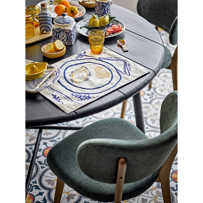 Creative Collection Cally eetkamerstoel, groen, hout