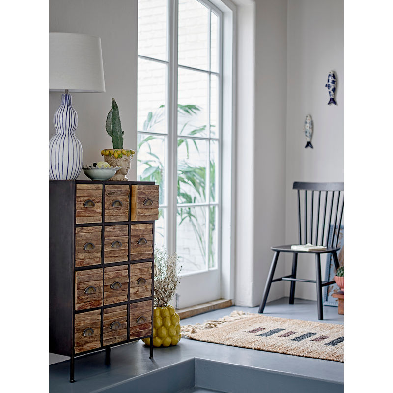 Creative Collection Gavisa Tischleuchte, blau, Steingut