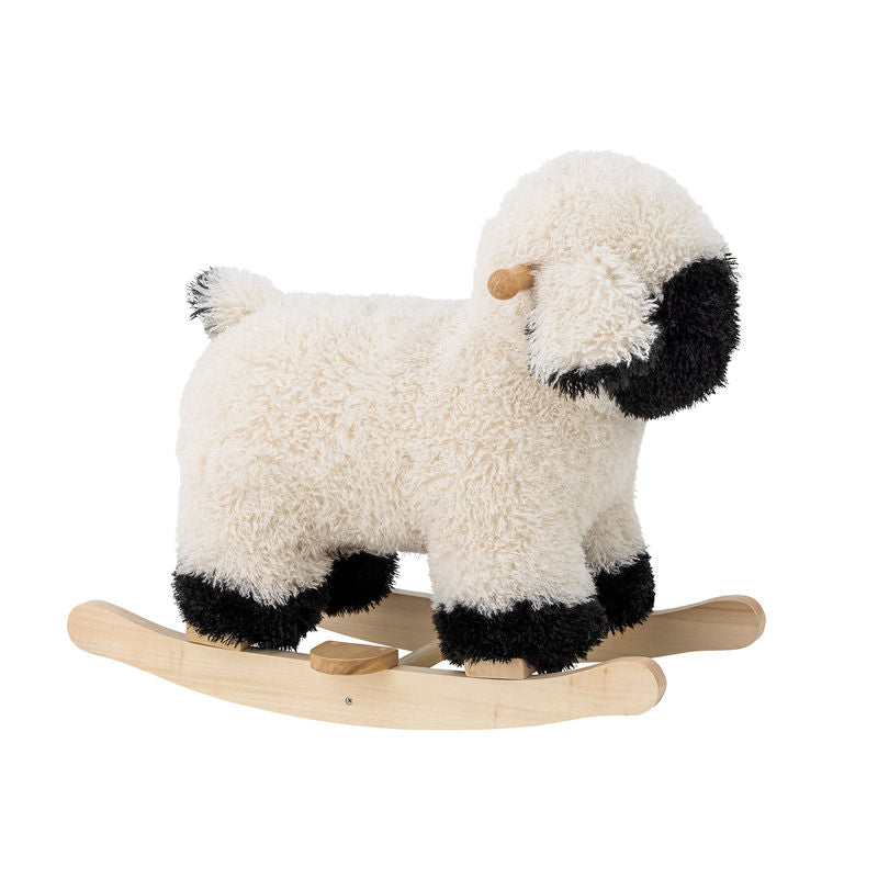 Jouet à bascule Bloomingville MINI Dolly, Mouton, Blanc, Polyester