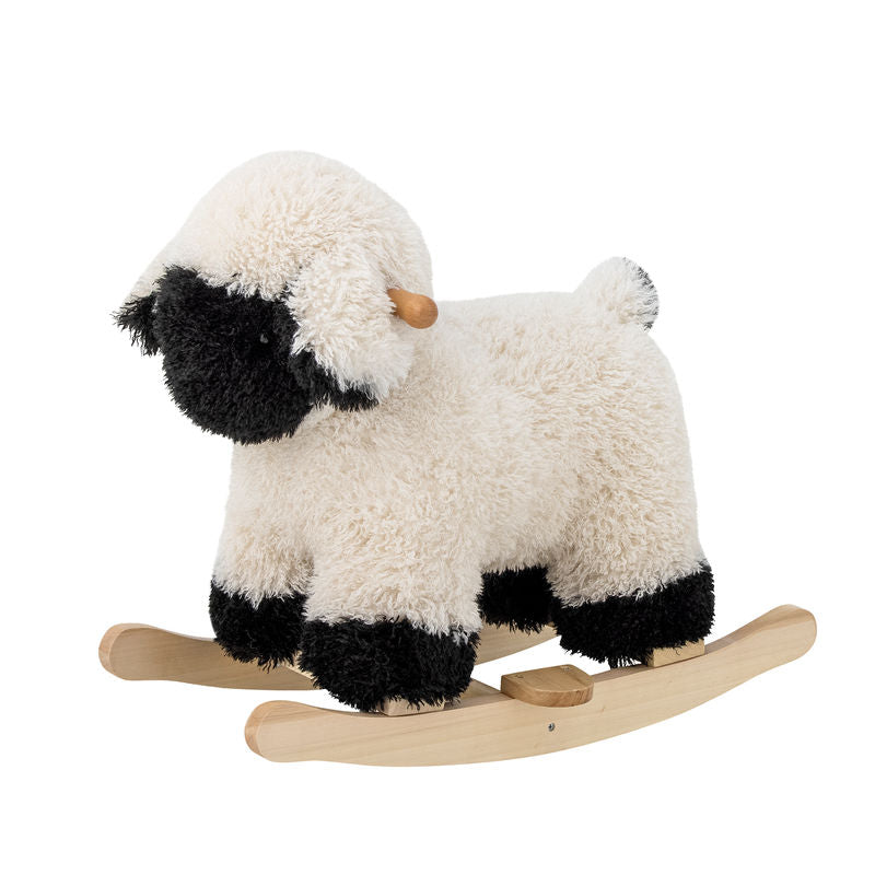 Jouet à bascule Bloomingville MINI Dolly, Mouton, Blanc, Polyester