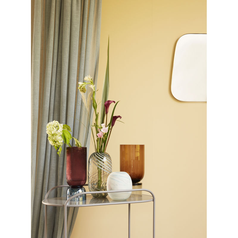 Hübsch Wervelvaas Grijs