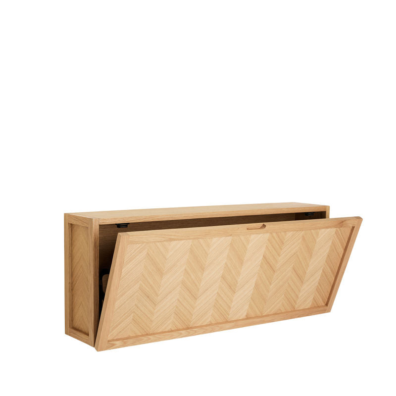 Hübsch Herringbone Schuhschrank, Naturholz