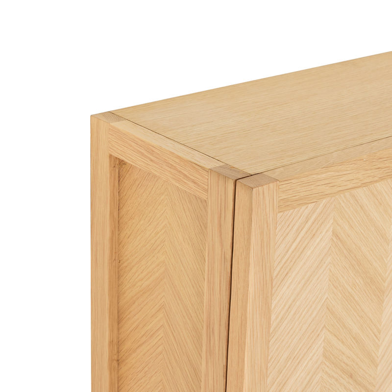 Hübsch Herringbone Schuhschrank, Naturholz