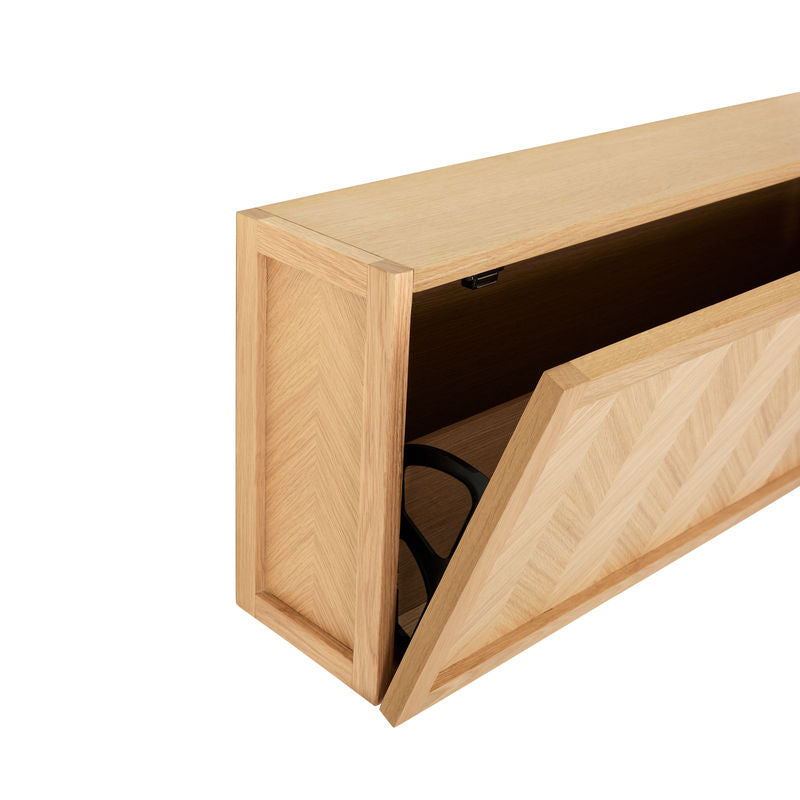 Hübsch Herringbone Schuhschrank, Naturholz