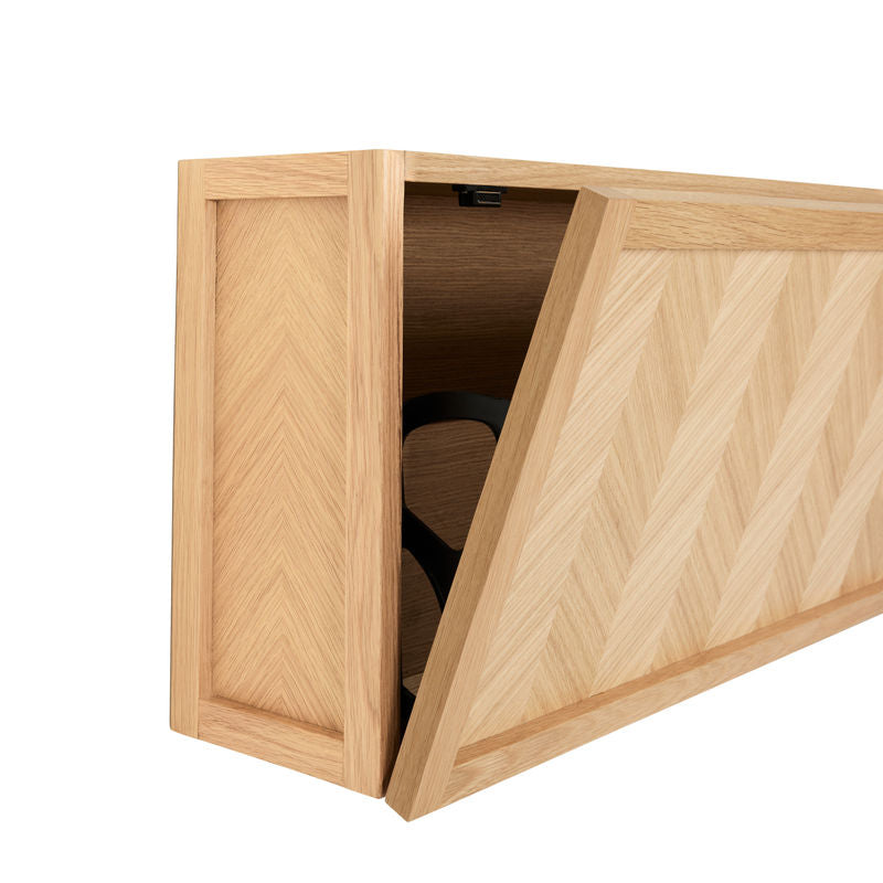 Hübsch Herringbone Schuhschrank, Naturholz