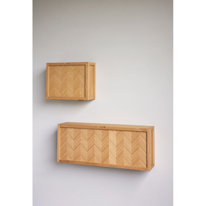 Hübsch Herringbone Schuhschrank, Naturholz