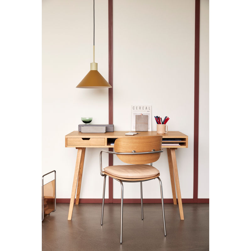 Hübsch Lampe Chalk Ambre
