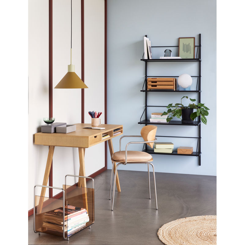Hübsch Lampe Chalk Ambre