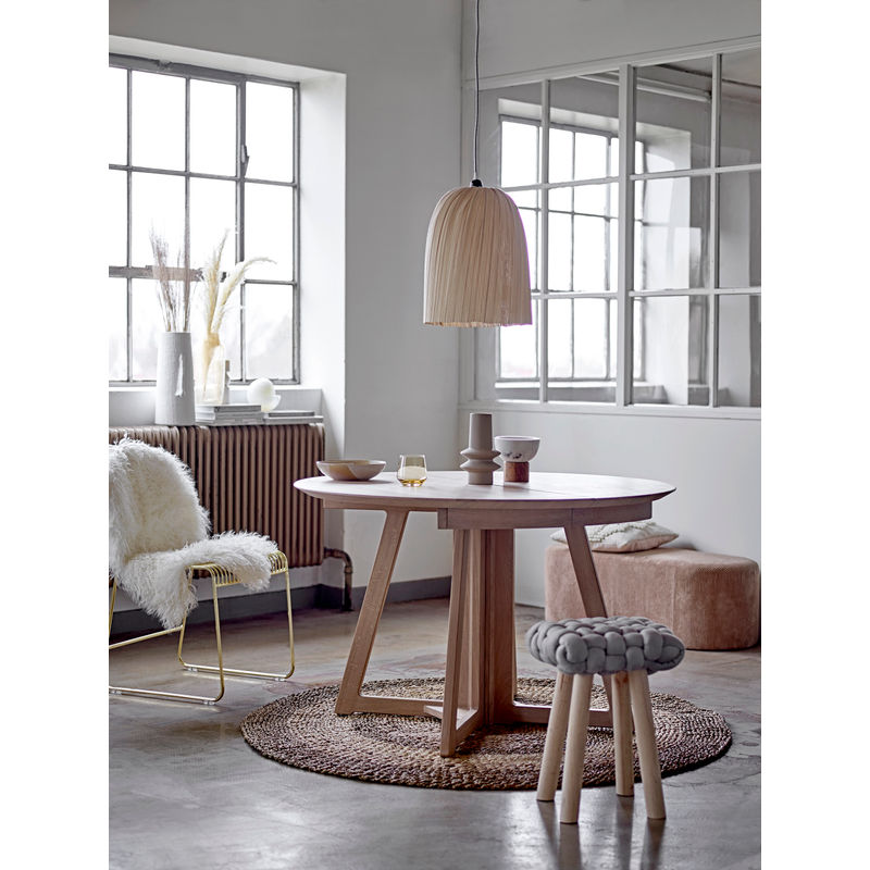 Bloomingville Owen ausziehbarer Esstisch, Natur, FSC® 100%, Eichenholz