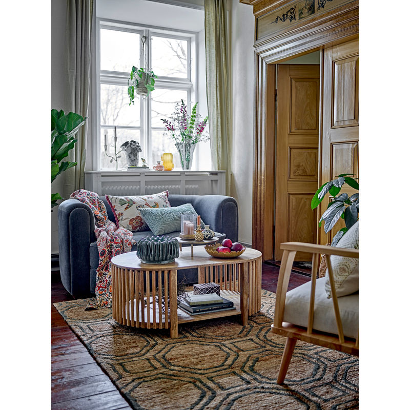 Canapé Malala de Creative Collection, Bleu, Polyester Recyclé