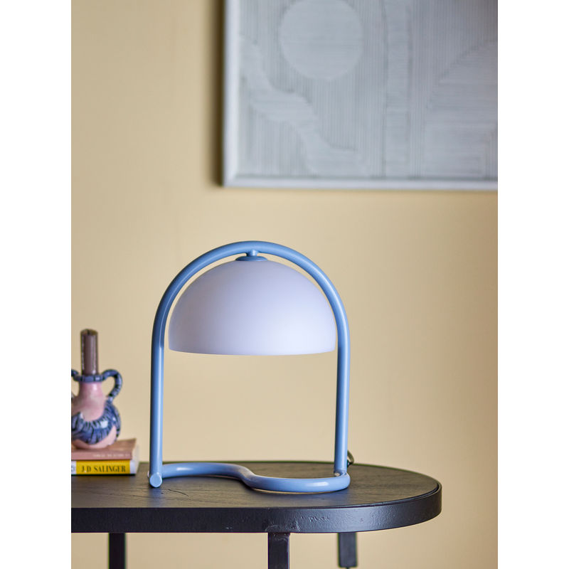 Lámpara de mesa Favour de Bloomingville, Azul