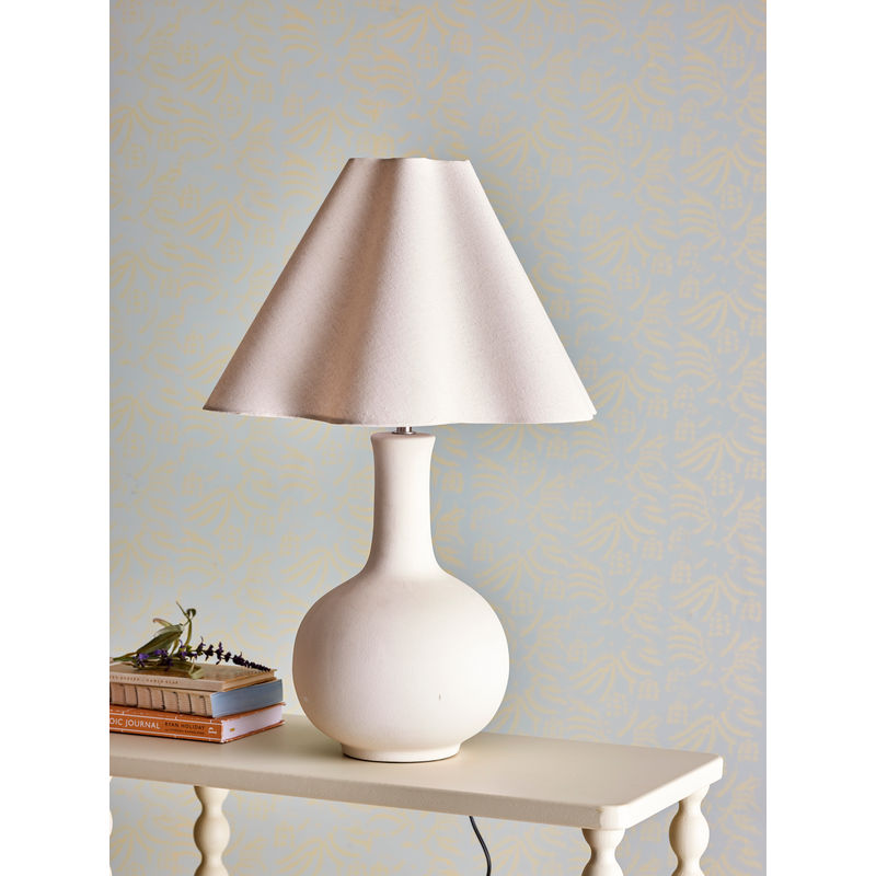 Lámpara de mesa Bloomingville Heide, blanca