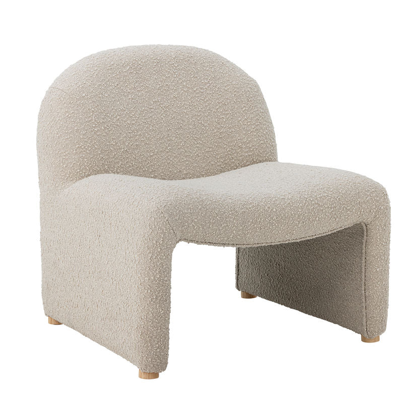 Sillón Neel de Bloomingville, natural, poliéster