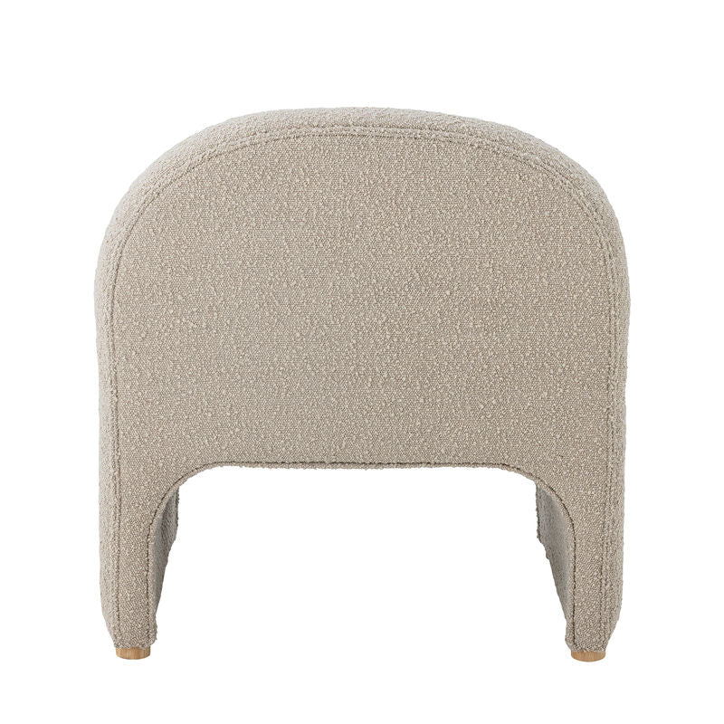 Sillón Neel de Bloomingville, natural, poliéster