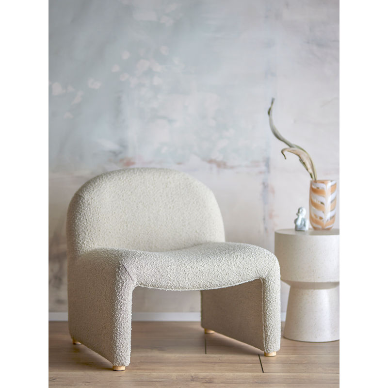 Sillón Neel de Bloomingville, natural, poliéster