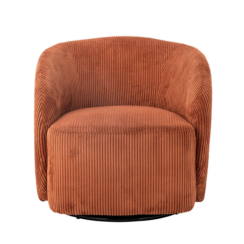 Sillón Pradi de Bloomingville, naranja, poliéster