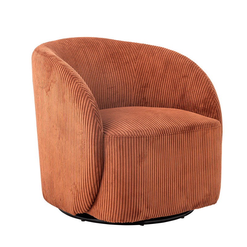 Sillón Pradi de Bloomingville, naranja, poliéster