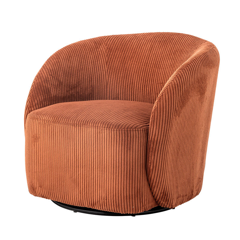 Sillón Pradi de Bloomingville, naranja, poliéster
