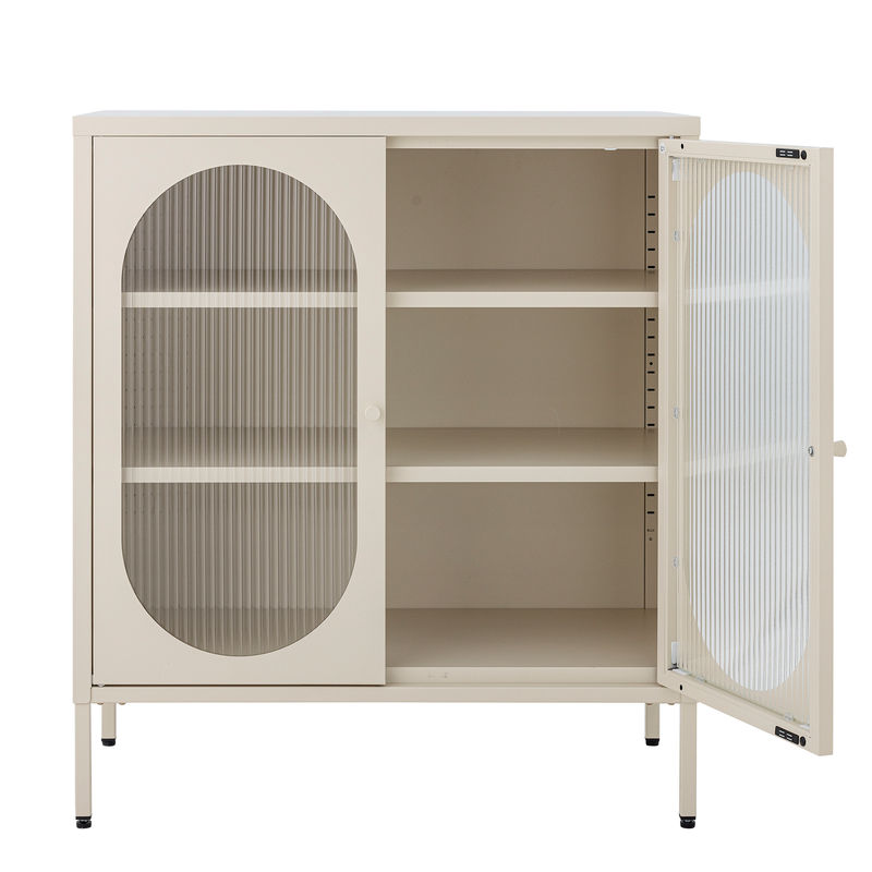 Armoire Salvo de Bloomingville, naturelle, en métal