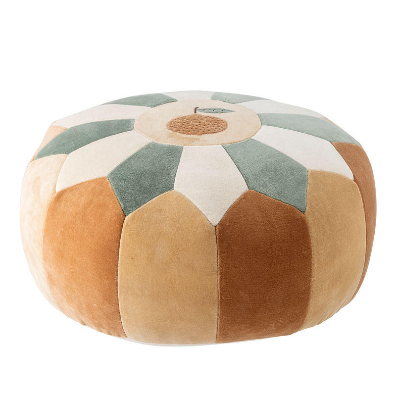 Bloomingville MINI Agnes Pouf, braun, Baumwolle