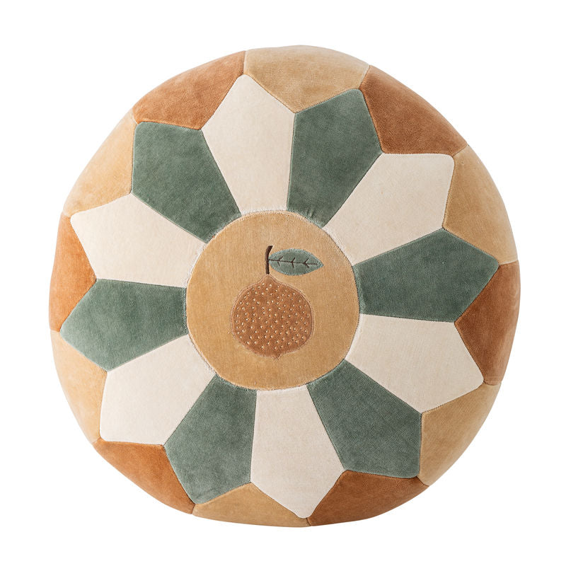 Bloomingville MINI Agnes Pouf, braun, Baumwolle