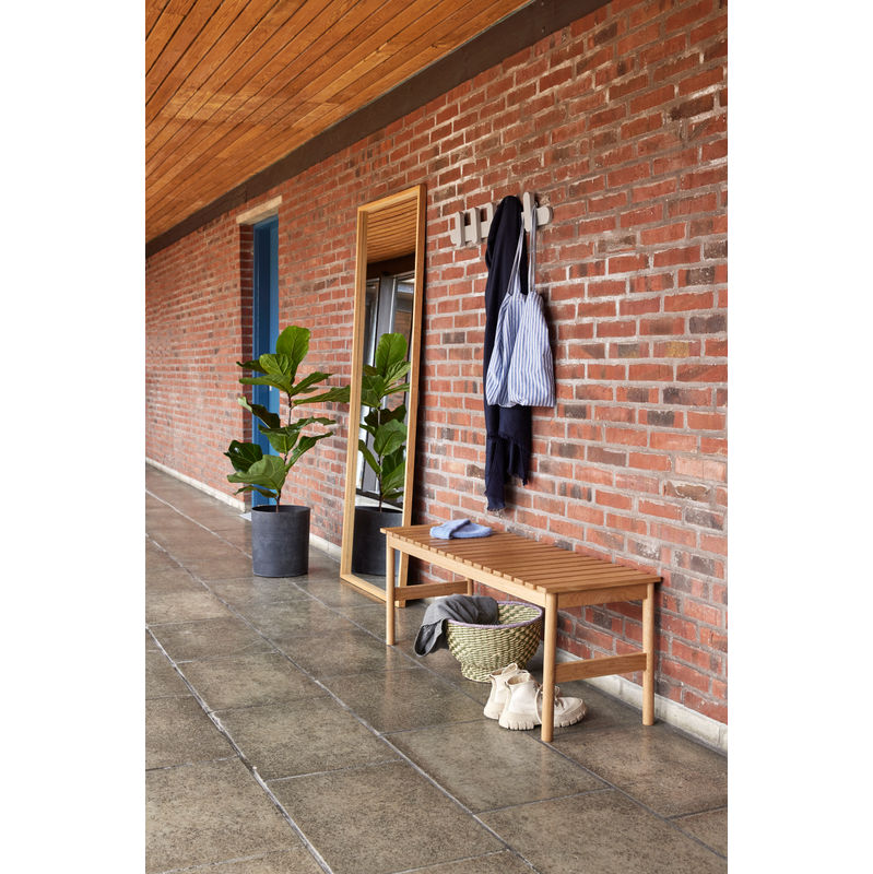 Hübsch Row-Bank, naturholz