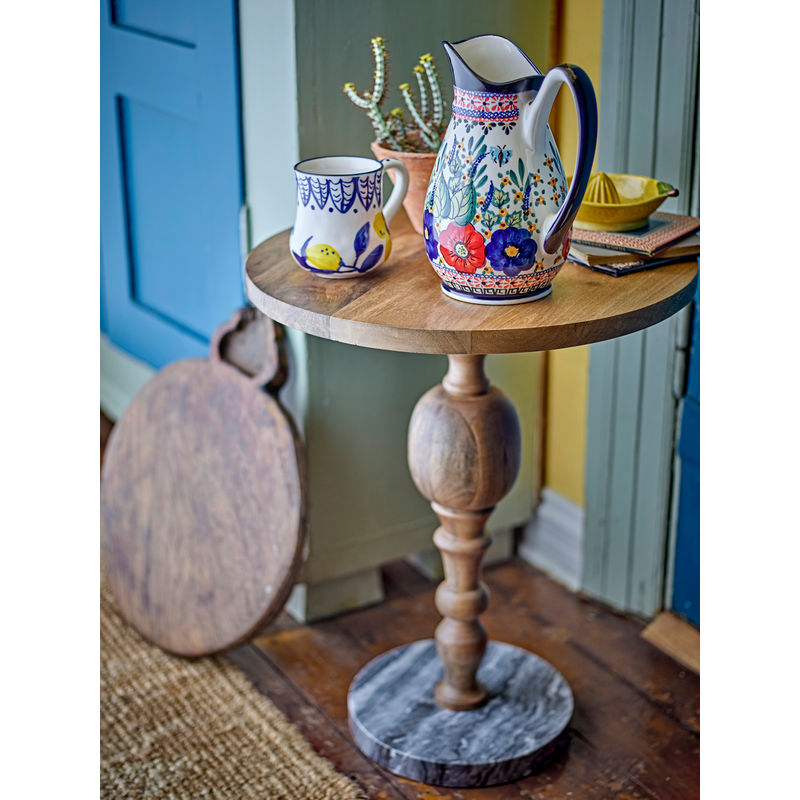 Kreative Kollektion Beistelltisch Pierre, Natur, Mangoholz