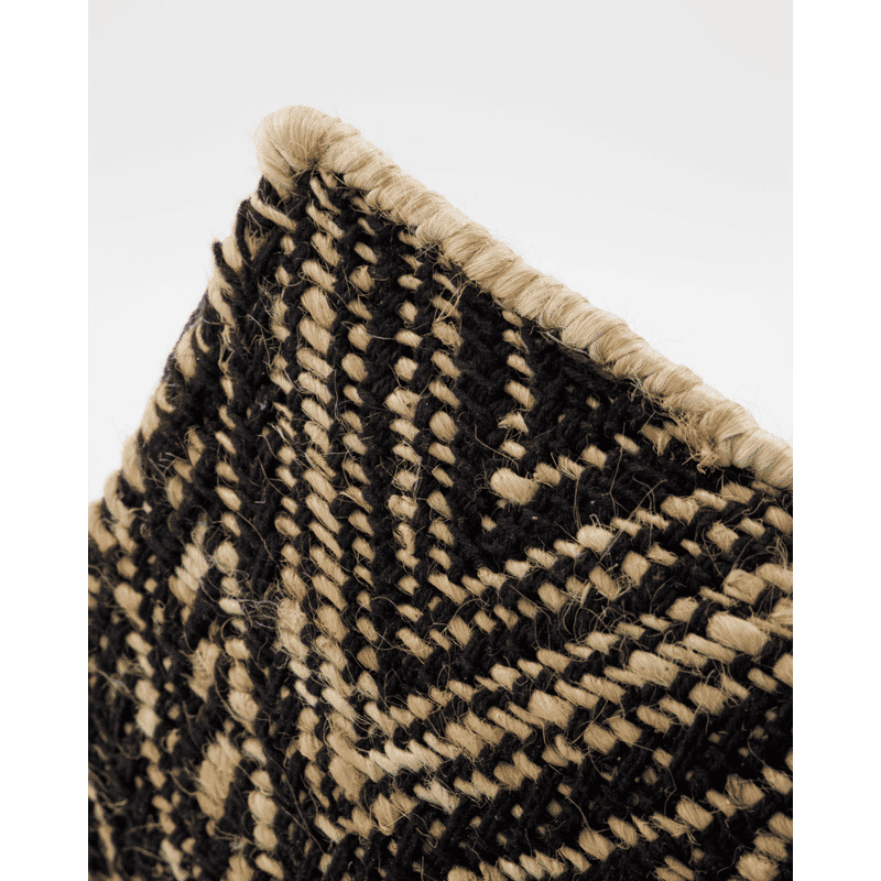 Tapis Monta de House Doctor, Noir, Naturel