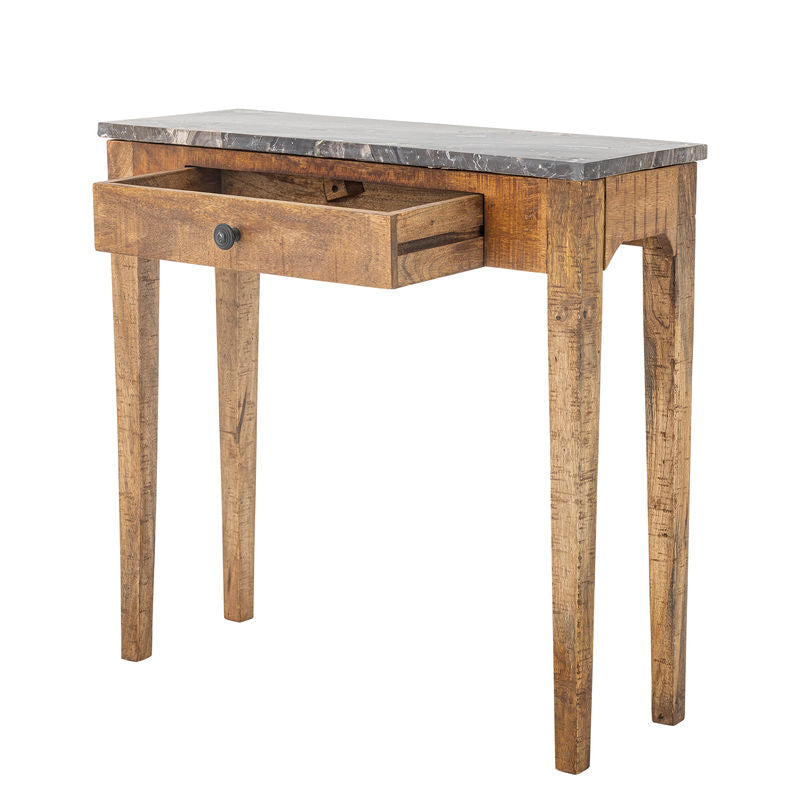 Kreative Kollektion Hauge Konsole Tisch, Braun, Marmor, Holz