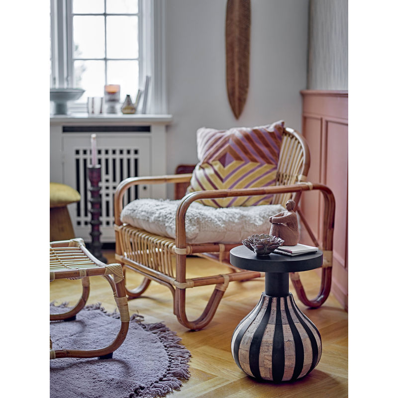 Table d'appoint Bloomingville Aloise, noire, bois