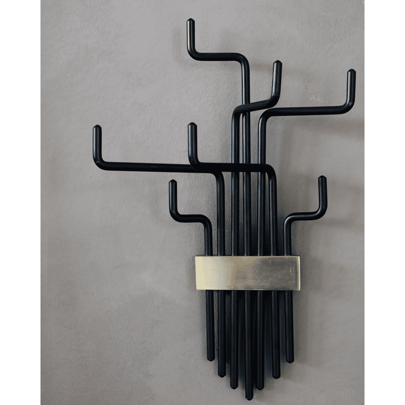 House Doctor Pipes Kleiderhaken, Schwarz