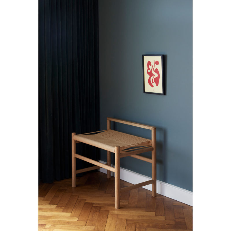 Banco Hübsch Heritage, pequeño, madera natural