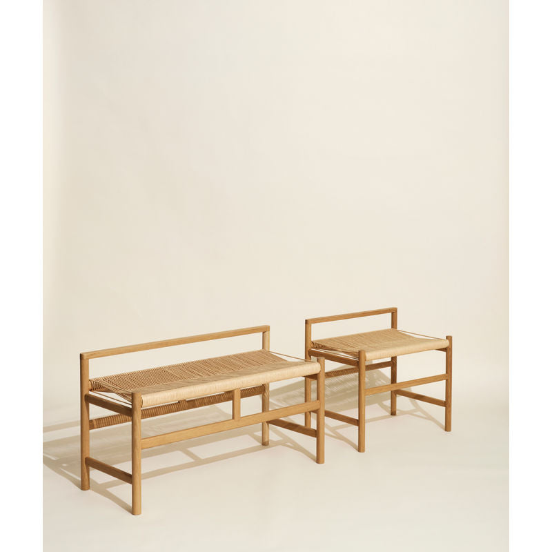 Banco Hübsch Heritage, pequeño, madera natural