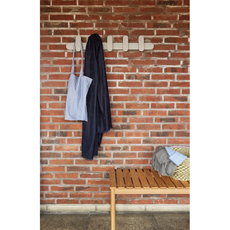 Hübsch Row-Bank, naturholz