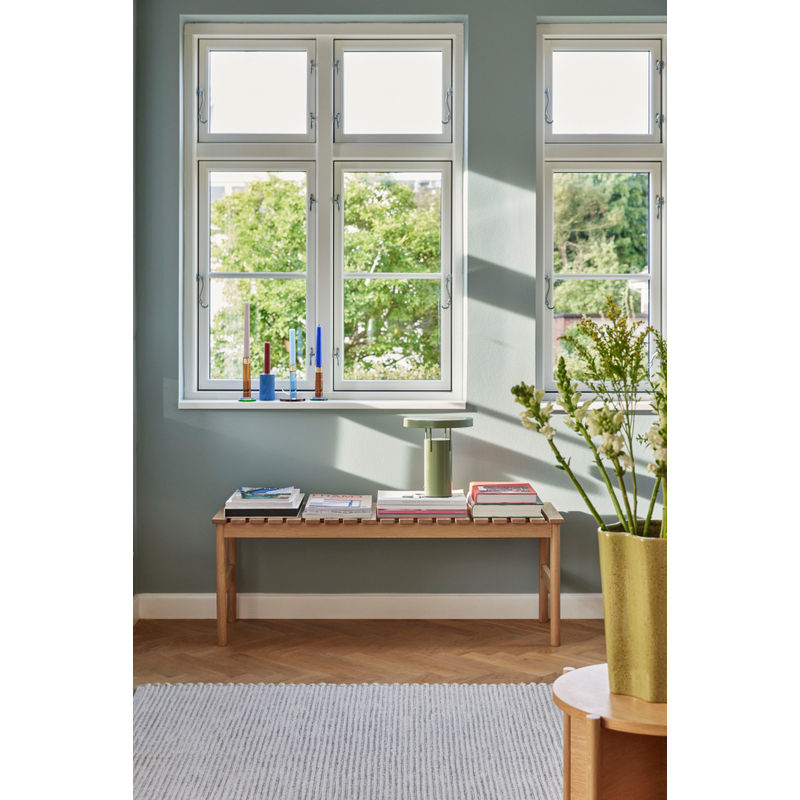 Hübsch Row-Bank, naturholz