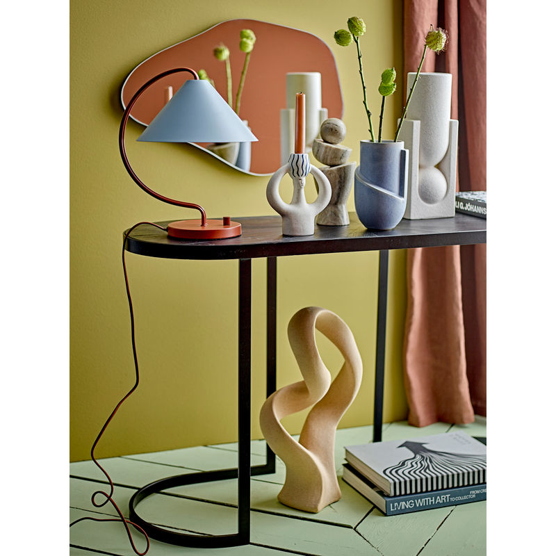 Bloomingville Salome Vase, Weiß, Steinzeug