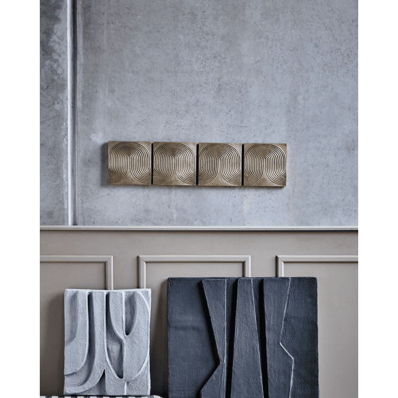 House Doctor Lista Arte de Pared, Bronce Antiguo