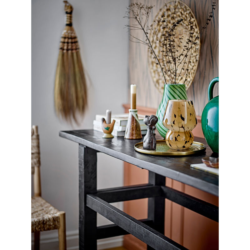 Bloomingville Riber Konsole Tisch, Schwarz, Recyceltes Holz