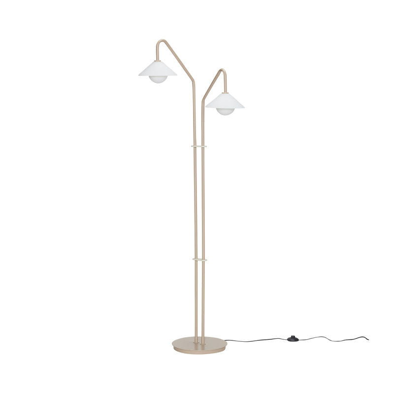 Hübsch Como vloerlamp, beige