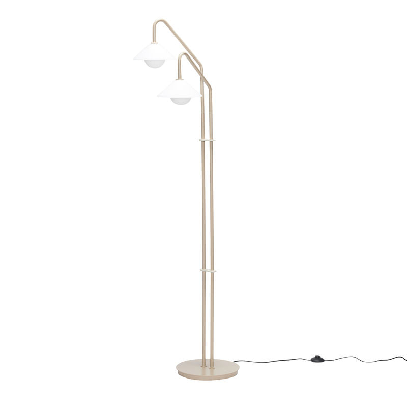 Hübsch Como vloerlamp, beige