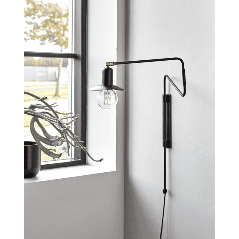 Lampe murale Swing de House Doctor, Noir