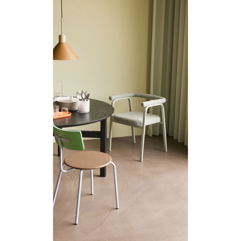 Hübsch Ecto chaise de salle à manger, gris