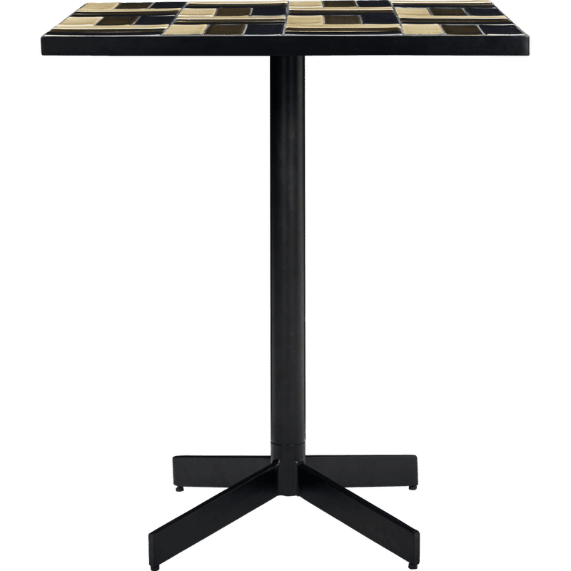 Table géométrique House Doctor, Brun, Bleu