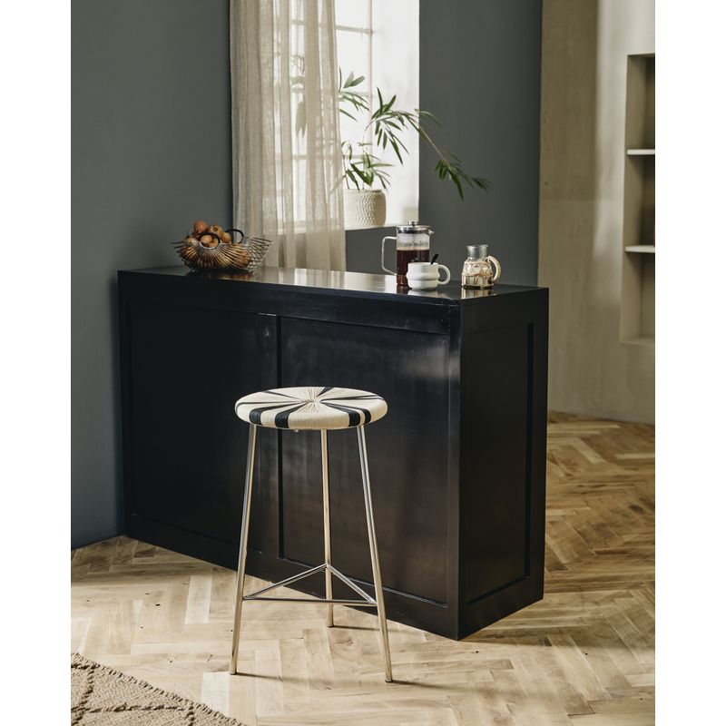 Nordal Morice hoge stoel, zwart