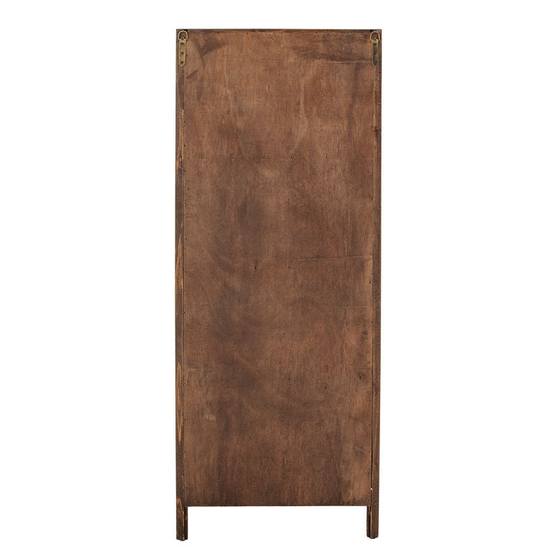 Kreative Kollektion Marl Schrank, Braun, Lindenholz