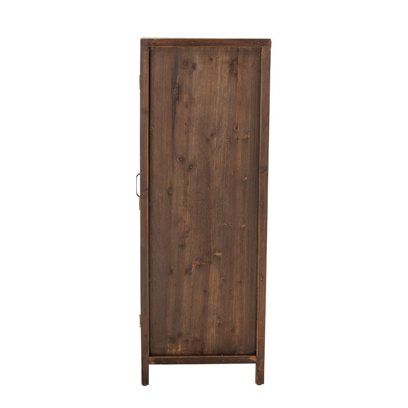 Kreative Kollektion Marl Schrank, Braun, Lindenholz